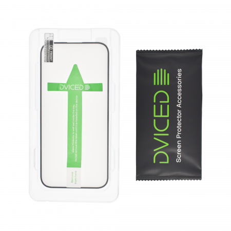 Dviced iPhone 15 pro silk print screen protector with applicator [1]