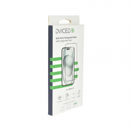 Dviced iPhone 15 silk print screen protector with applicator [3]