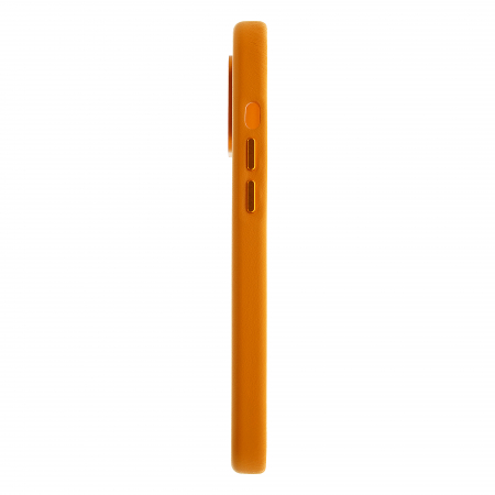 Dviced Leather case with magsafe for iPhone 15 - Orange [2]