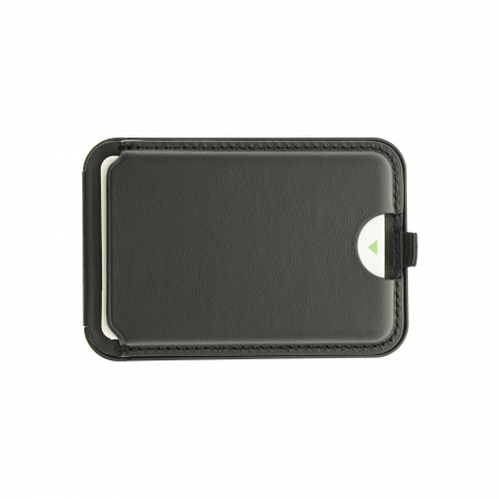 Dviced Leather magsafe foldable cardholder and stand - Black [3]