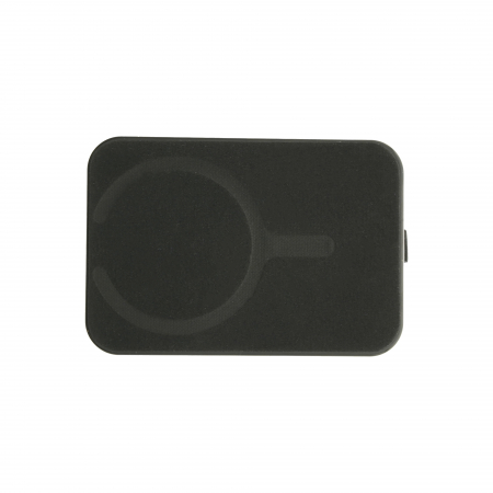 Dviced Leather magsafe foldable cardholder and stand - Black [1]