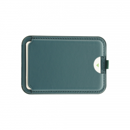Dviced Leather magsafe foldable cardholder and stand - Blue [1]