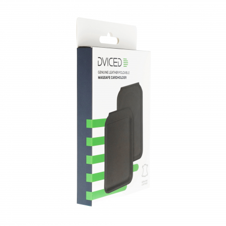 Dviced Leather magsafe foldable cardholder - Black [4]