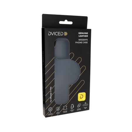 Dviced Leather MagSafe iPhone 17 Pro case - Black [2]