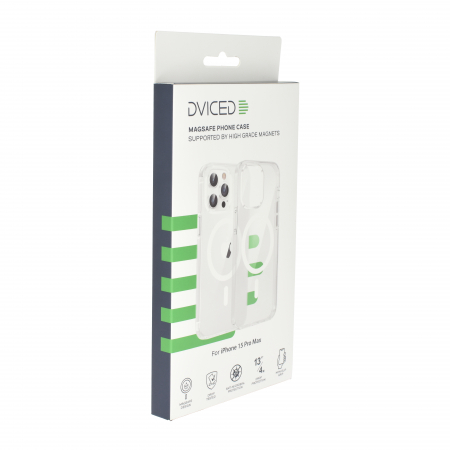 Dviced Magsafe iPhone 15 Pro Max clear case - White [1]