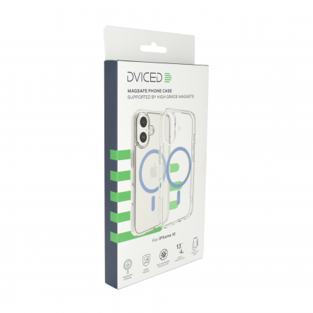 Dviced Magsafe iPhone 16  clear case - Blue [1]