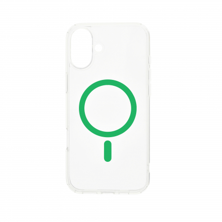 Dviced Magsafe iPhone 16  clear case - Green [2]