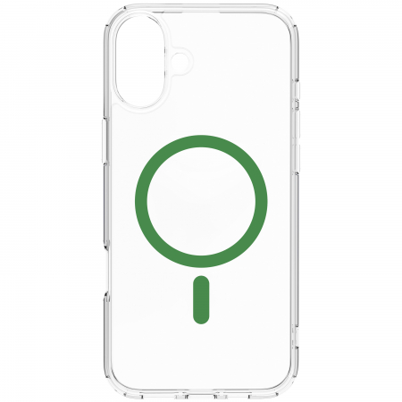 Dviced Magsafe iPhone 16 Plus clear case - Green [4]