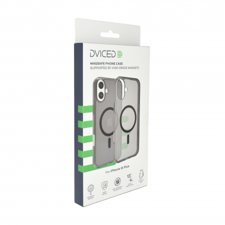 Dviced Magsafe iPhone 16 Plus smoke case - Black [1]