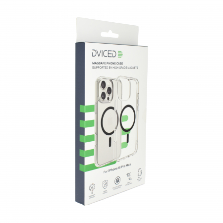 Dviced Magsafe iPhone 16 Pro Max clear case- Black [3]