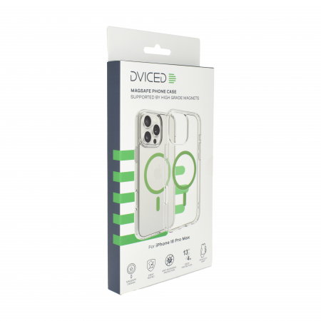 Dviced Magsafe iPhone 16 Pro Max clear case - Green [4]