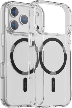 Telefoane & accesorii - Dviced MagSafe iPhone 17 Pro clear case - Black