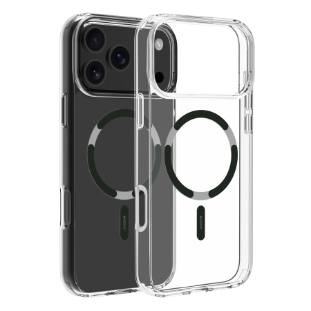 Telefoane & accesorii - Dviced MagSafe iPhone 17 Pro Max clear case - Black