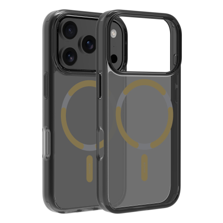 Telefoane & accesorii - Dviced MagSafe iPhone 17 Pro Max smoke case - Gold
