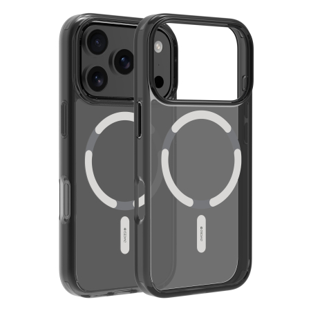Telefoane & accesorii - Dviced MagSafe iPhone 17 Pro smoke case - Silver