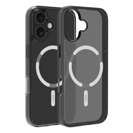 Telefoane & accesorii - Dviced MagSafe iPhone 17 smoke case - Silver