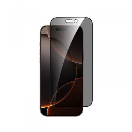 Laptop, Tablete & Telefoane - Dviced privacy tempered glass screen protector edge to edge for iPhone 16 Pro with applicator