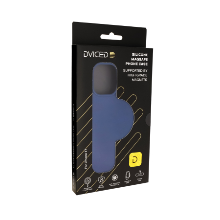 Dviced Silicone MagSafe iPhone 17 case - Blue [1]