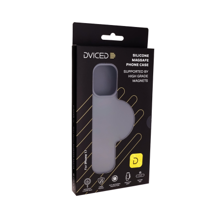 Dviced Silicone MagSafe iPhone 17 case - Grey [4]