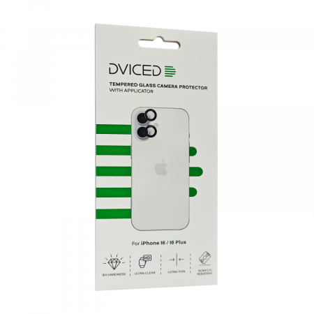 Dviced tempered glass camera protector for iPhone 16/16 Plus with applicator [2]
