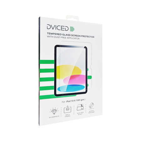 Dviced Tempered glass screen protector for iPad 10.9-inch (10th gen.) with dust-free applicator [1]