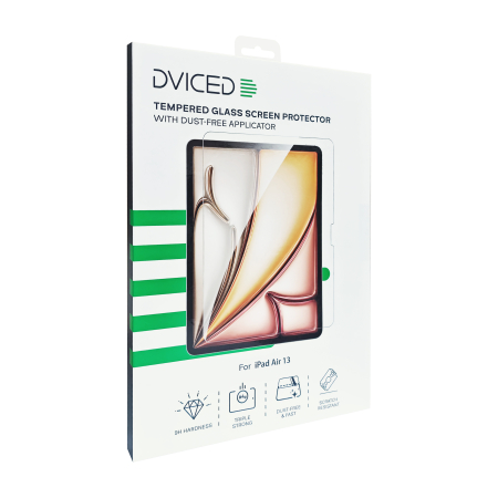 Dviced Tempered glass screen protector for iPad Air 13-inch with dust-free applicator [1]