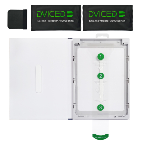 Dviced Tempered glass screen protector for iPad Air 13-inch with dust-free applicator [2]