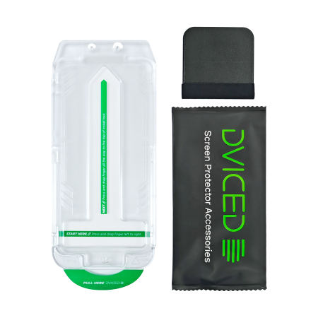 Dviced Tempered glass screen protector for iPhone 17 Pro with dust-free applicator [1]