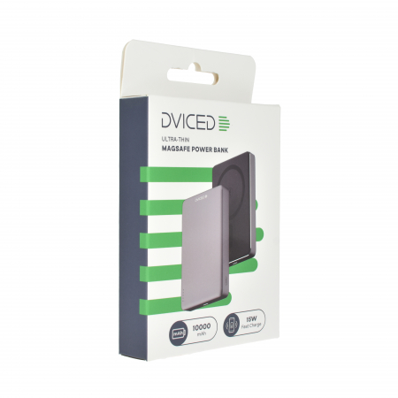Dviced Ultrathin MagSafe Power bank 10000mAh - Black/Grey [3]
