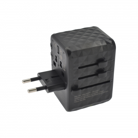Dviced Universal travel adapter 65W GaN - Black [3]