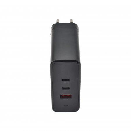 Dviced Wall charger 140W GaN 2 USB-C, USB-A EU - Black [3]