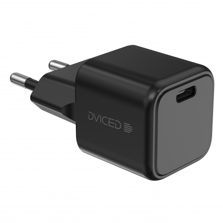 Laptop, Tablete & Telefoane - Dviced Wall charger 30W GaN USB-C EU - Black