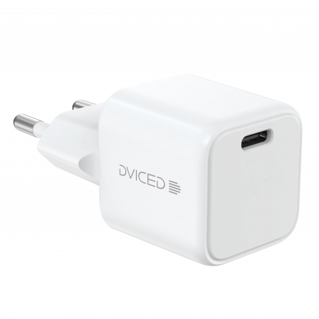 Laptop, Tablete & Telefoane - Dviced Wall charger 30W GaN USB-C EU - White