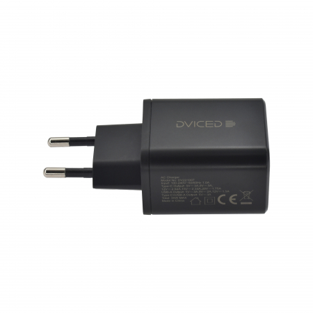 Dviced Wall charger 35W GaN 1 USB-A, 1 USB-C EU - Black [2]