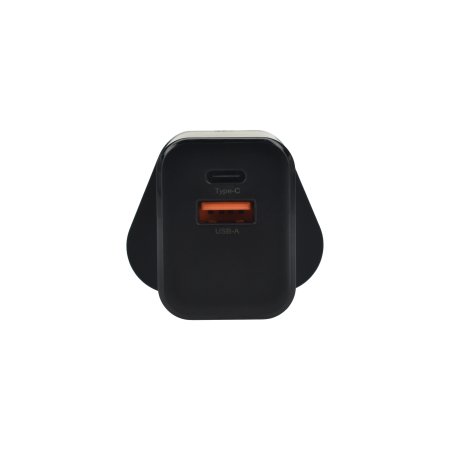 Dviced Wall charger 35W GaN 1 USB-A, 1 USB-C UK - Black [3]
