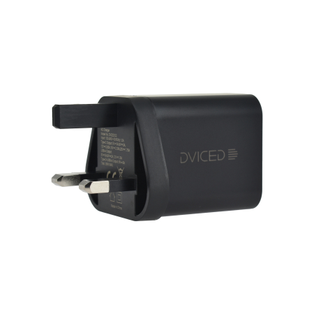 Dviced Wall charger 35W GaN 1 USB-A, 1 USB-C UK - Black [2]