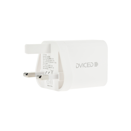 Dviced Wall charger 35W GaN 1 USB-A, 1 USB-C UK - White [4]