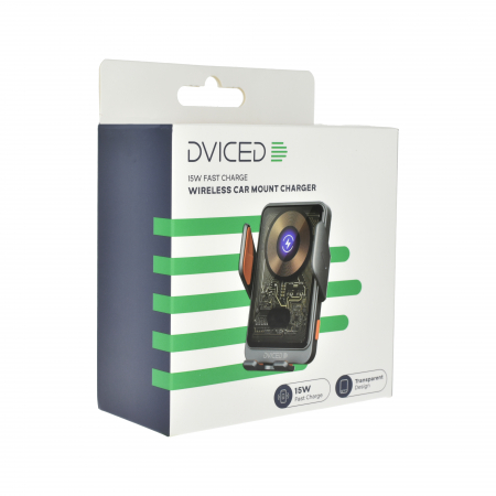 Dviced Wireless induction car mount charger - Gray [1]