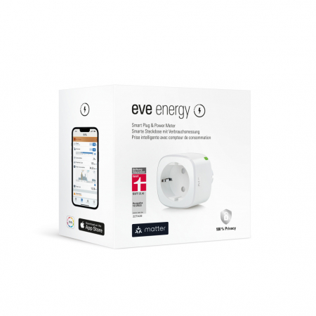 Eve Energy Smart Plug (Matter - compatible w Apple, Google & SmartThings) [4]
