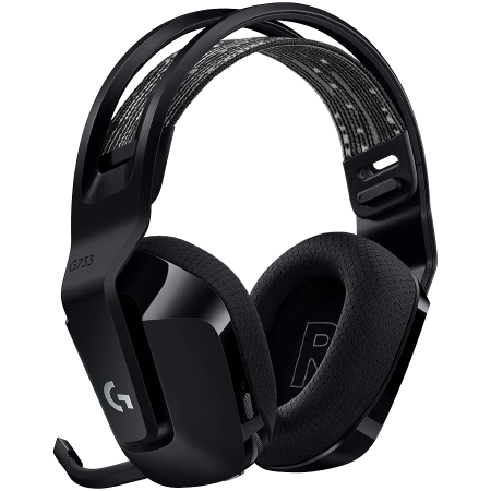 LOGITECH G733 LIGHTSPEED Wireless RGB Gaming Headset - BLACK [2]