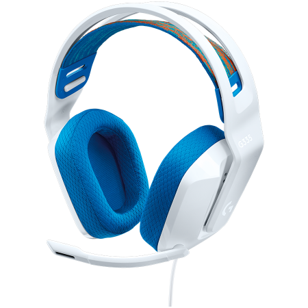 Microfoane & Casti Gaming - LOGITECH G335 Wired Gaming Headset - WHITE - 3.5 MM