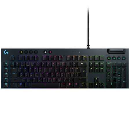 LOGITECH G815 Corded LIGHTSYNC Mechanical Gaming Keyboard - CARBON - US INT'L - LINEAR [0]