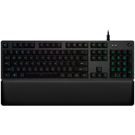 Tastaturi Gaming - LOGITECH G513 Corded LIGHTSYNC Mechanical Gaming Keyboard - CARBON - US INT'L - USB - TACTILE