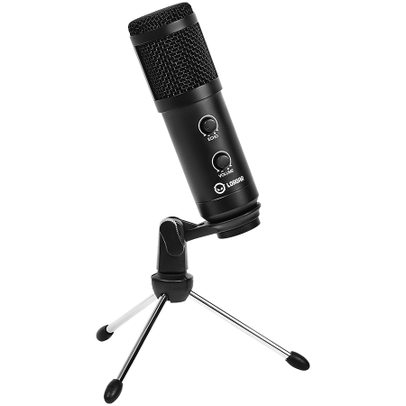 Microfoane & Casti Gaming - LORGAR Soner 313, Gaming Microphone, USB condenser microphone with Volume Knob & Echo Knob, Frequency Response: 80 Hz—17 kHz, including 1x Microphone, 1 x 2.5M USB Cable, 1 x Tripod Stand, dimensions: