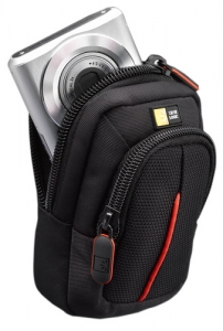 GEANTA camera foto compacta CASE LOGIC, buzunar frontal, curea detasabila, poliester, black, "DCB302K"/3201012 [3]