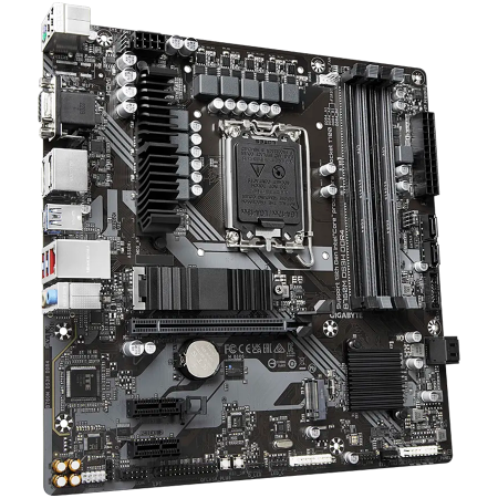 GIGABYTE Mainboard Desktop B760M DS3H DDR4 (LGA1700, 4x DDR4, 1xD-Sub, 1xHDMI, 2xDP, 2.5GLAN, 1x PCI Express x16 4.0, 2x PCI Express x1 3.0, 2xM.2, 4xSATA3, 1x USB Type-C, 5x USB 3.2 Gen1, 6x USB 2.0/ [1]