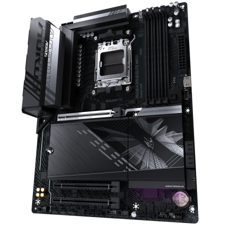 GIGABYTE Mainboard Desktop B850 AORUS ELITE WF7 (AM5, 4xDDR5, 1xDP, 1xHDMI, 2.5GLAN, WiFi7, BT5.4, 1x PCIe x16 5.0, 2xPCIe x16 supporting PCIe 3.0 x1, 3xM.2, 4xSATA3) ATX [2]
