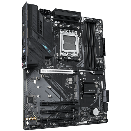 GIGABYTE Mainboard Desktop B850 GAMING WF6 (AM5, 4xDDR5, 1xDP, 1xHDMI, GLAN, WiFi6, BT5.3, 1x PCIe x16 5.0, 3xPCIe x16 supporting PCIe 3.0 x1, 3xM.2, 4xSATA3) ATX [1]