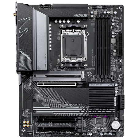 Componente PC - GIGABYTE MB B650 AORUS ELITE AX V2 (AM5, 4x DDR5, 1x PCI-E 4.0 x16x16, 2x PCI-E 3.0 x16x1, 3x M.2, 4x SATA, 1xHDMI, 1xDP, WiFI 6E, BT, 2.5GbE, ATX)
