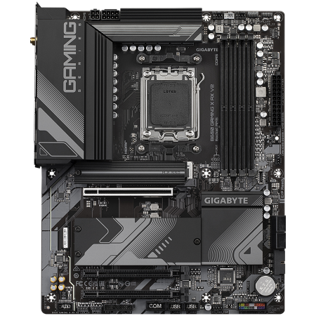 GIGABYTE MB B650 GAMING X AX V2 (AM5. 4xDDR5 128, 1x PCI-E 4.0 x16x16, 2x PCI-E 3.0 x16x1, 4x SATA, 3x M.2 PCIe 4.0, 3x USB Gen1, 1x USB Gen2, 3x USB 2.0, 1x USB 3.2 Gen 2 Type-C, 1xHDMI, 1xDP, Wi-Fi  [1]